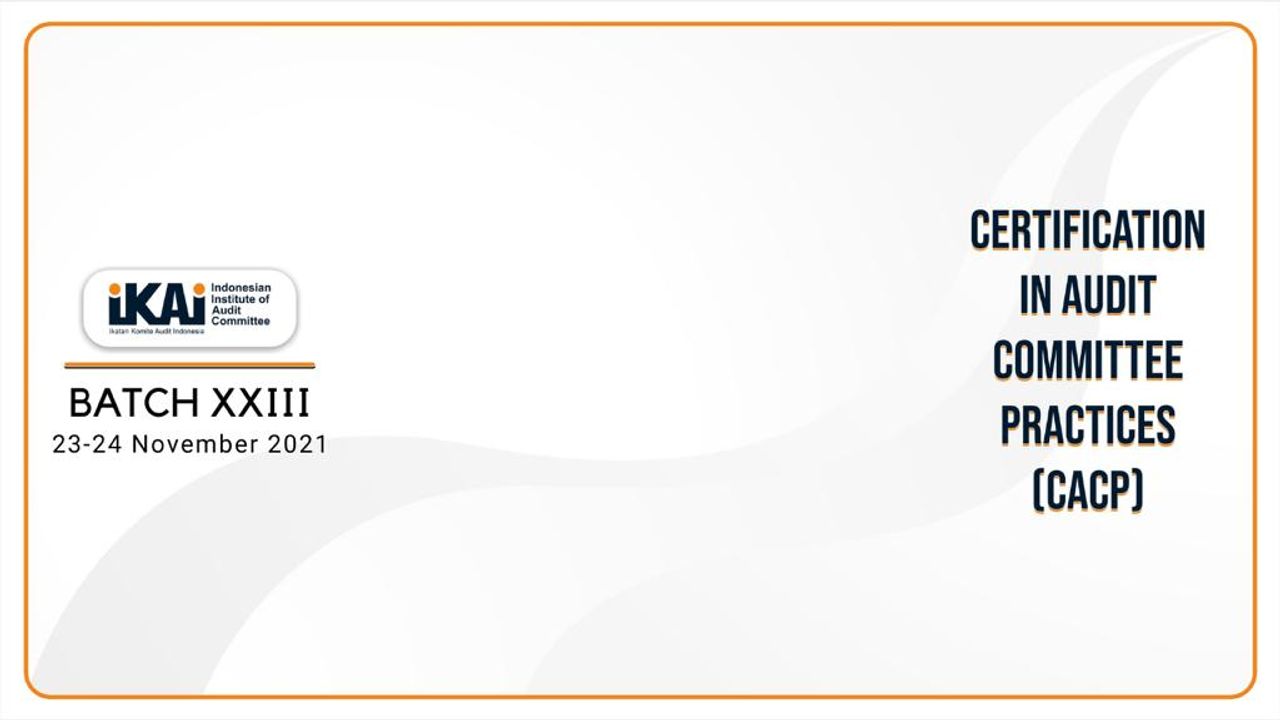 CACP Review Course Batch XXIII – 23 dan 24 November 2021